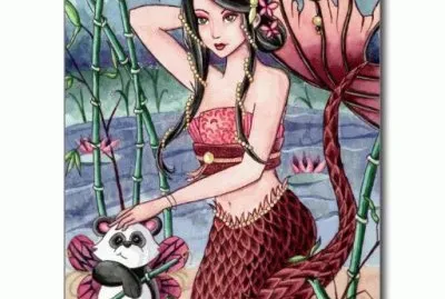 פאזל של Mermaid with Panda