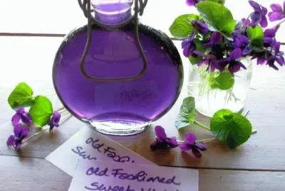 Old Fashioned Sweet Violet Syrup