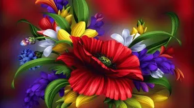 פאזל של Flower composition