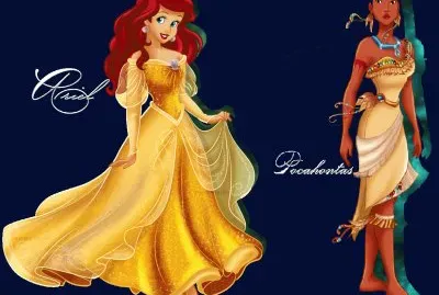 Ariel Pocahontas jigsaw puzzle