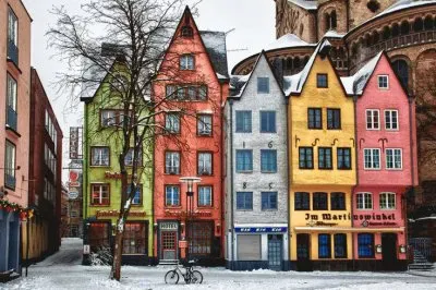 Colored German Houses