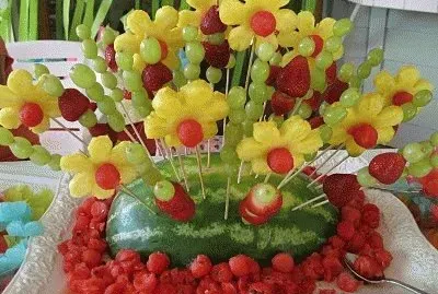 Hawaiian Luau party snacks