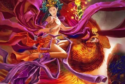 Riding on a Peacock