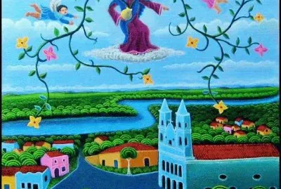 Angels above the Houses