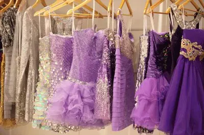 Shopping for the Purple Prom Dress jigsaw puzzle
