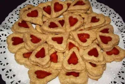 Que buenas con confitura de fresa