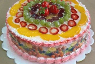Vaya tarta de frutas jigsaw puzzle