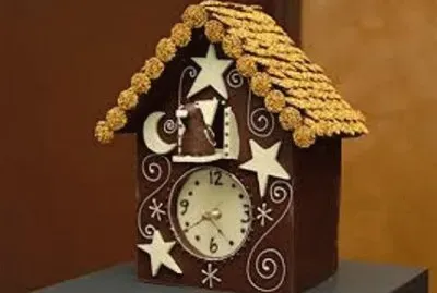 Un reloj de chocolate