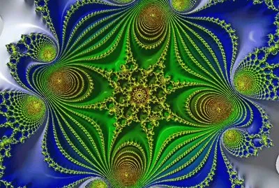 Green and Blue fractal