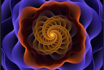 Fractal Rose jigsaw puzzle