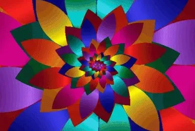 Kaleidoscope of bright Colors