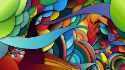 Abstraction jigsaw puzzle