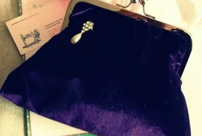 Stunning Purple Evening Clutch