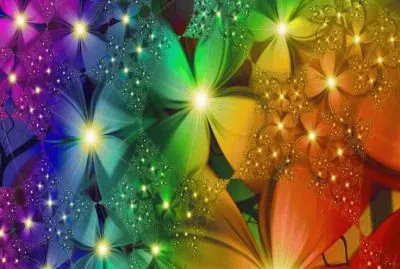 Colored Flowers