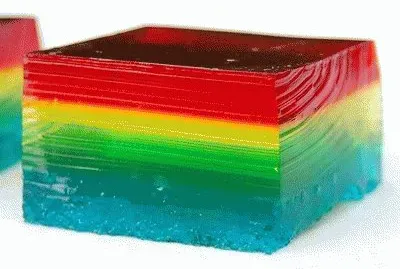 Gelatina arco iris