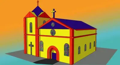 פאזל של Igreja - cores primÃ¡rias