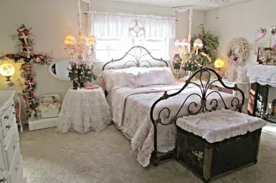 Romantic Vintage Bedroom jigsaw puzzle