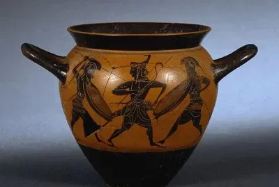 פאזל של Drinking cup with battle scene  520BC  Greece