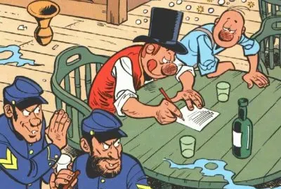 פאזל של Les tuniques bleues 1