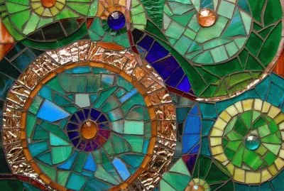 Mosaic in circles