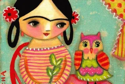 Girl with Owl