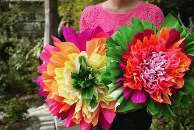Mexican Crepe paper Flowers for May 05th