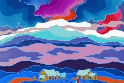 Lone Woman with Ravens  Yukon Arts Centre