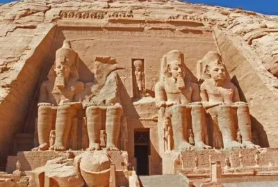 Abu Simbel Temple entrance  Egypt