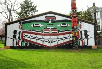 First Nation longhouse  Royal BC Museum