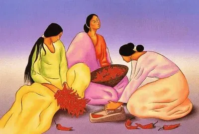 The Gatherers by R.C. Gorman