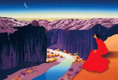 Moon River by R.C. Gorman  Navajo artist