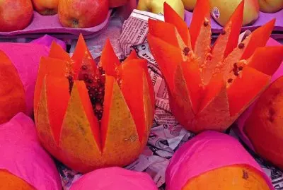 Papayas  Mexican market