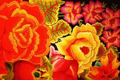 Embroidered art Textil de Oaxaca  Mexico