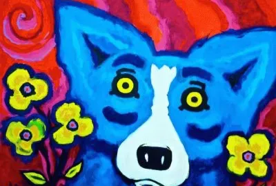 Blue Dog by George Rodrigues