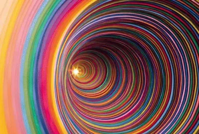 Swirling end of the Rainbow