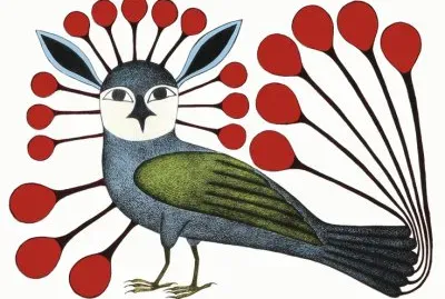 Artic Inuit art by Kenojuak Ashevak