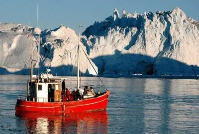 Icefjord at Ilulissat Greenland