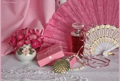 Pretty Pink Harmony-Still Life jigsaw puzzle