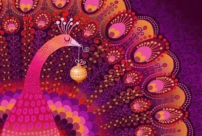 Color Peacock jigsaw puzzle