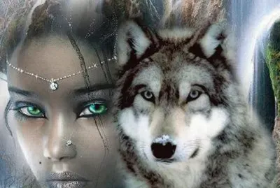 fille loup