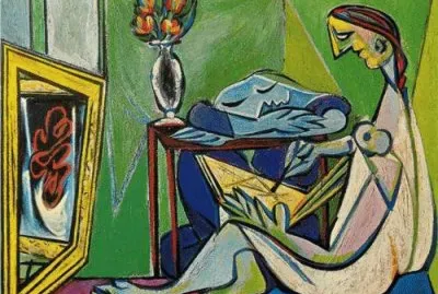 Painting in the Museum by Pablo Picasso