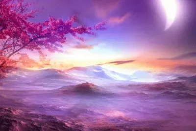 Soothing Purple Harmony-Fantasy Art jigsaw puzzle
