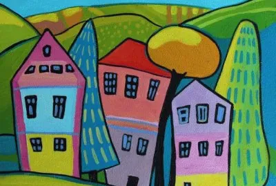 Houses between the Hills