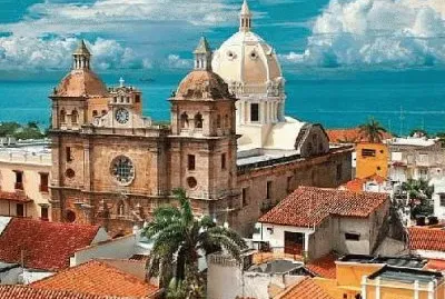 Church in Cartagena  Colombia