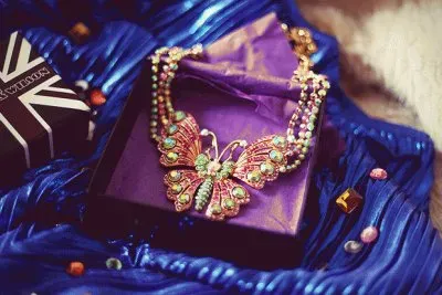 Opulent Butterfly Necklace jigsaw puzzle