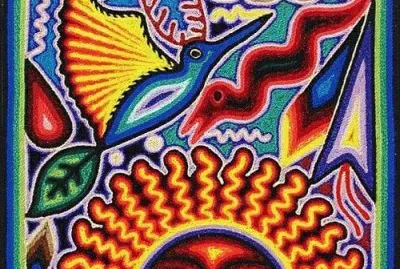 Huichol Yarn art  Mexico