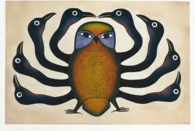Inuit art by Kenojuak Ashevak