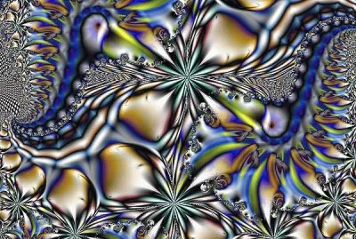 Toucans and Flowers fractal jigsaw puzzle