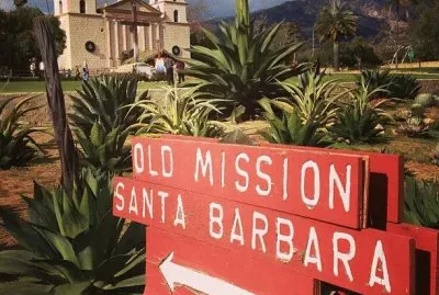 Old Mission Santa Barbara  California jigsaw puzzle