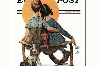 Beloved American artist Norman Rockwell (1894 â€“ 1978